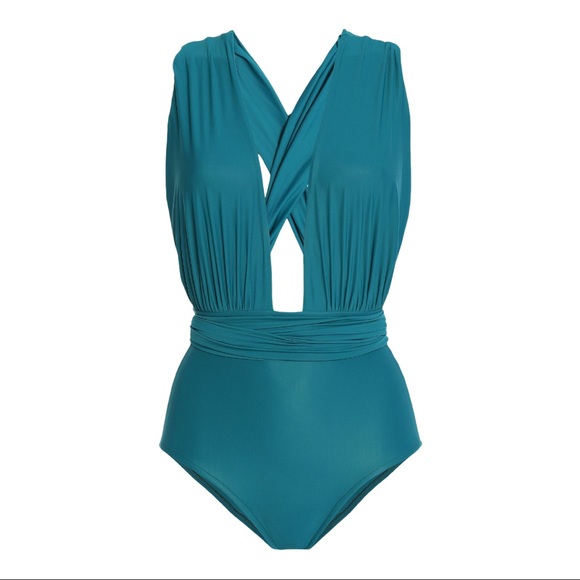 SOLD LENNY NIEMEYER Swimsuit w/ Plunging Neckline - Picture 5 of 9